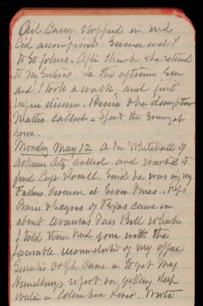 Thomas Lincoln Casey Notebook, April 1890-June 1890, 35, [illegible ...