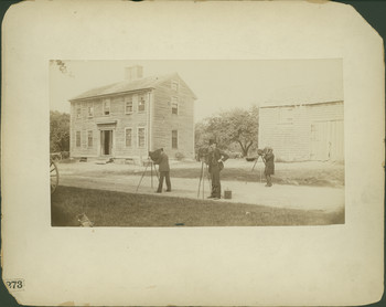 Exterior view of the Old Toll House, Medford, Mass., undated | Historic ...