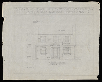 William A. Dole Jr. house, Melrose, Mass. | Historic New England