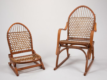 Large Snowshoe Chair | Historic New England