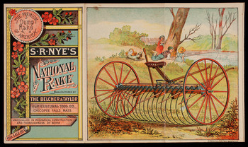 S.R. Nye's National Rake, manufactured by The Belcher & Taylor ...