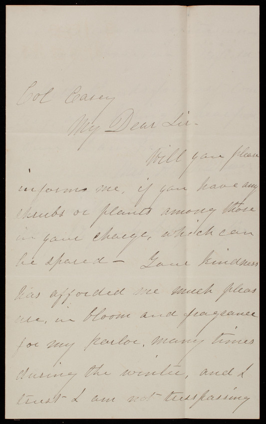 Mrs. H. L. Dawes to Thomas Lincoln Casey, May 17, 1878