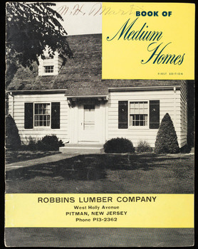 Book of medium homes, designs and floor plans for 33 tested and 