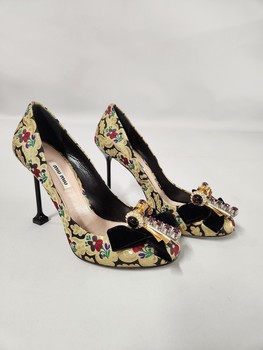 Miu Miu Pump with Gemstone | Historic New England