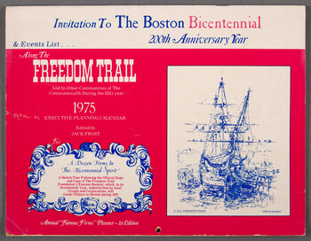Invitation to The Boston Bicentennial 200th anniversary year events Invitation to The Boston Bicentennial 200th anniversary year events