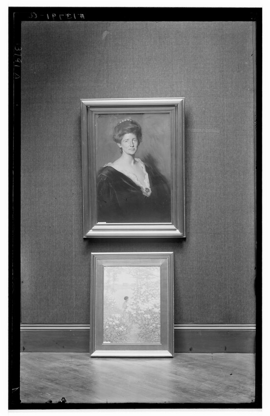 Possibly Mrs. Goodale or Miss Goodall, Painting Possibly by Ernest Ludvig Ipsen, 13791-A